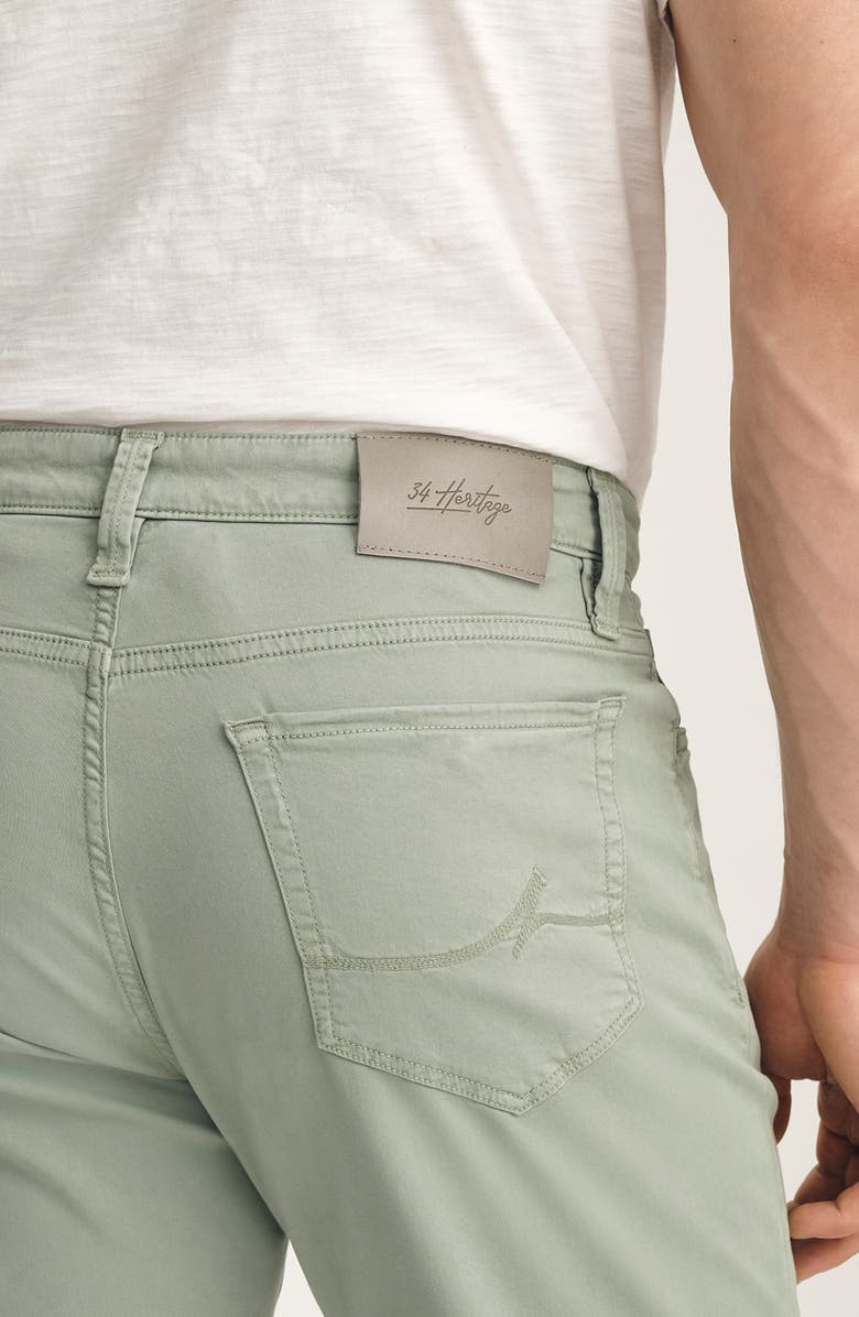 34 Heritage Courage Stretch Twill Straight Leg Pants, Alternate, color, Iceberg Green Twill