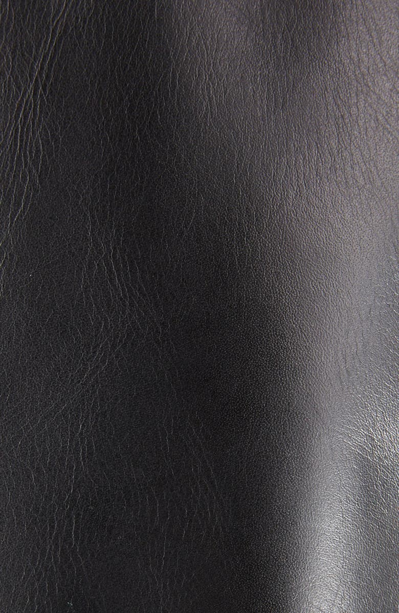 Acne Studios Civalo Sleeveless Leather Sheath Dress, Alternate, color,