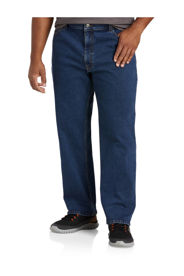 Big & Tall Relaxed-Fit Jeans, Main, color, MEDIUM WASH