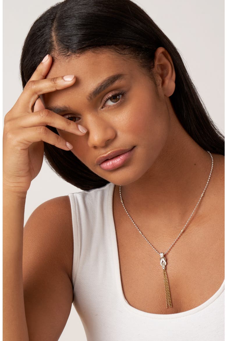 Newport Tassel Pendant Necklace, Alternate, color, DIAMOND