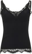 PHILIPP PLEIN Shiny Rib Tank Top Lace Women