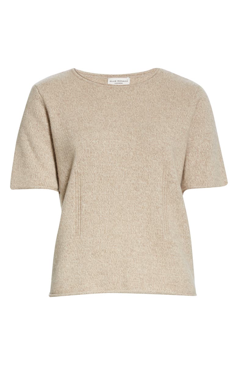 Club Monaco Short Sleeve Cashmere Sweater, Alternate, color,