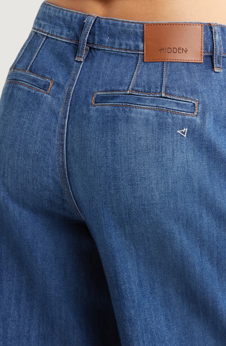 HIDDEN JEANS High Waist Wide Leg Jeans, Alternate, color,