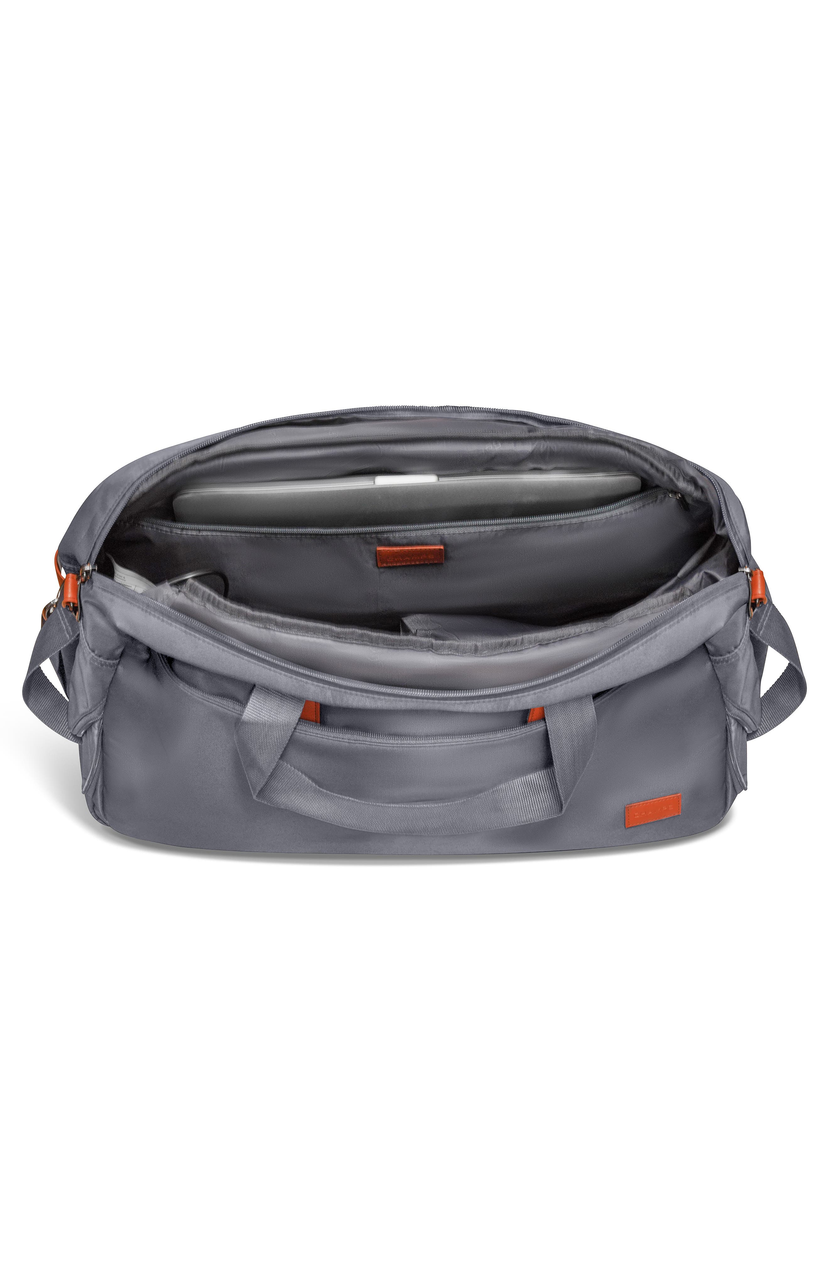 CHAMPS Water Resistant Nylon Duffle Bag, Alternate, color, Grey