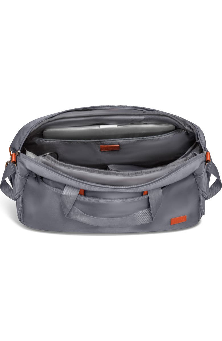 CHAMPS Water Resistant Nylon Duffle Bag, Alternate, color, Grey
