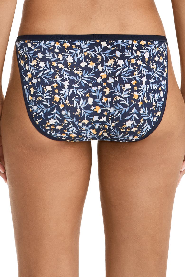 Women's Organic Cotton Stretch String Bikini - 3 Pack, Alternate, color, Harbor Floral