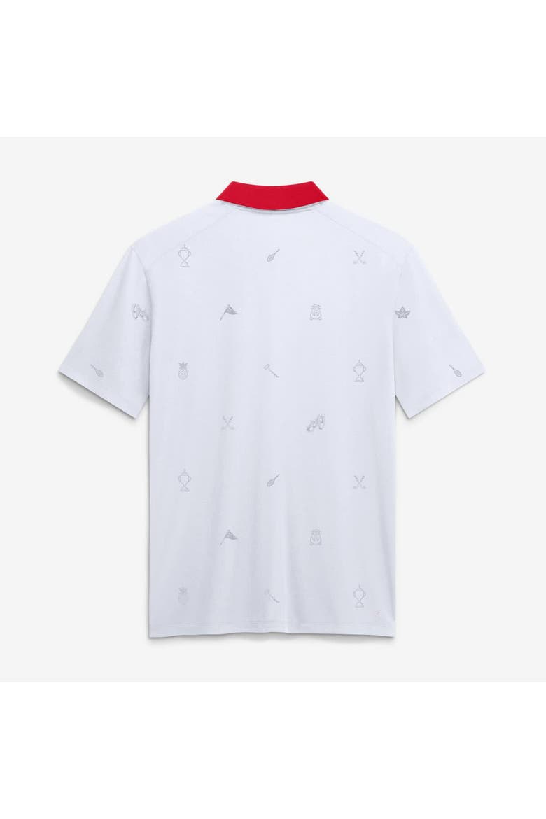 Men's Nike White Ohio State Buckeyes Vapor Pattern Dri-FIT Polo, Alternate, color, White