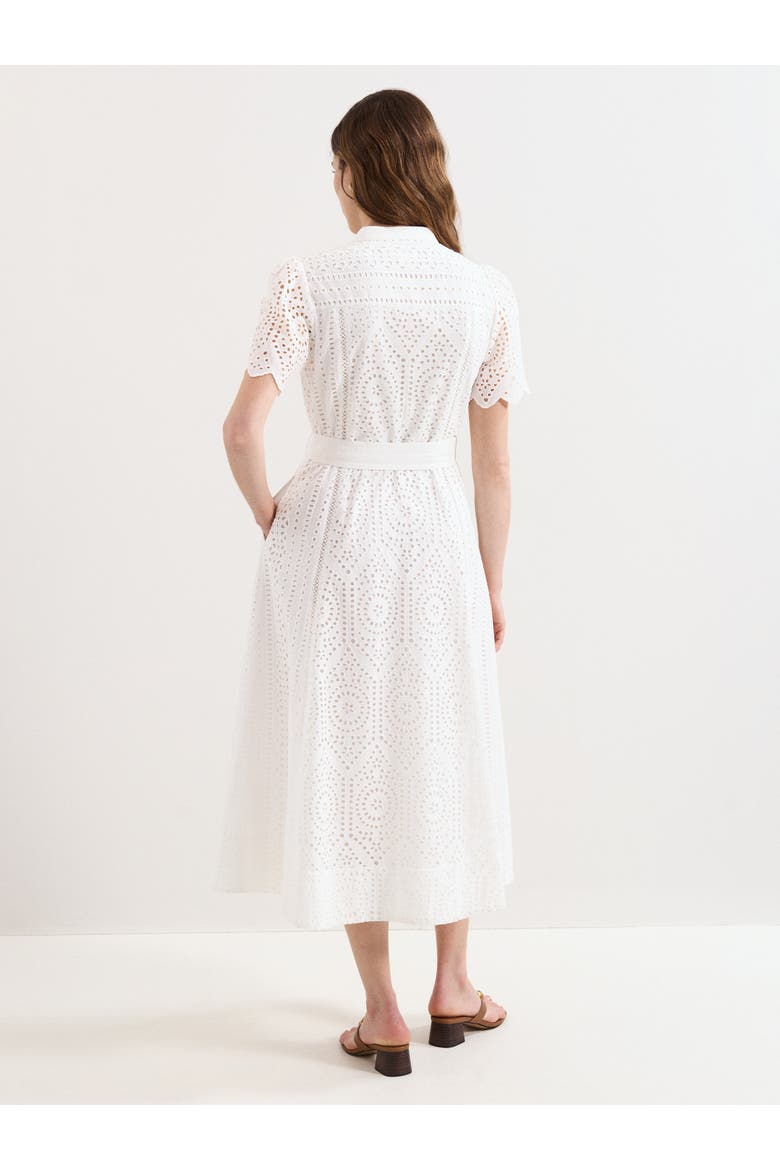 Aletta Midi Dress, Alternate, color, White