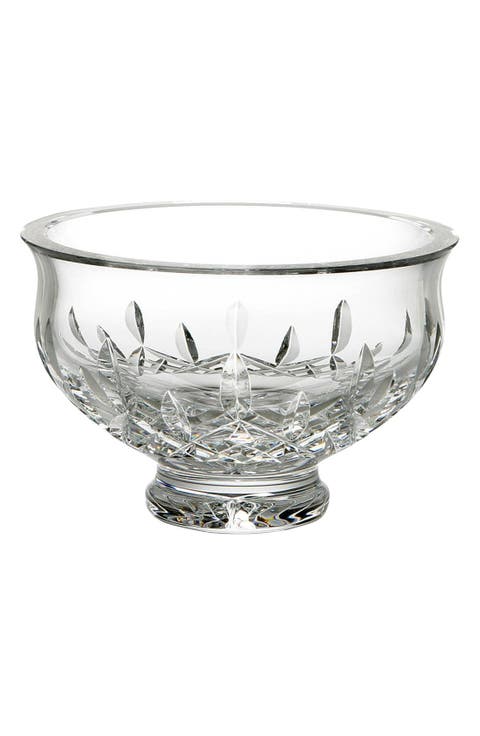 'Lismore' Lead Crystal Footed Bowl