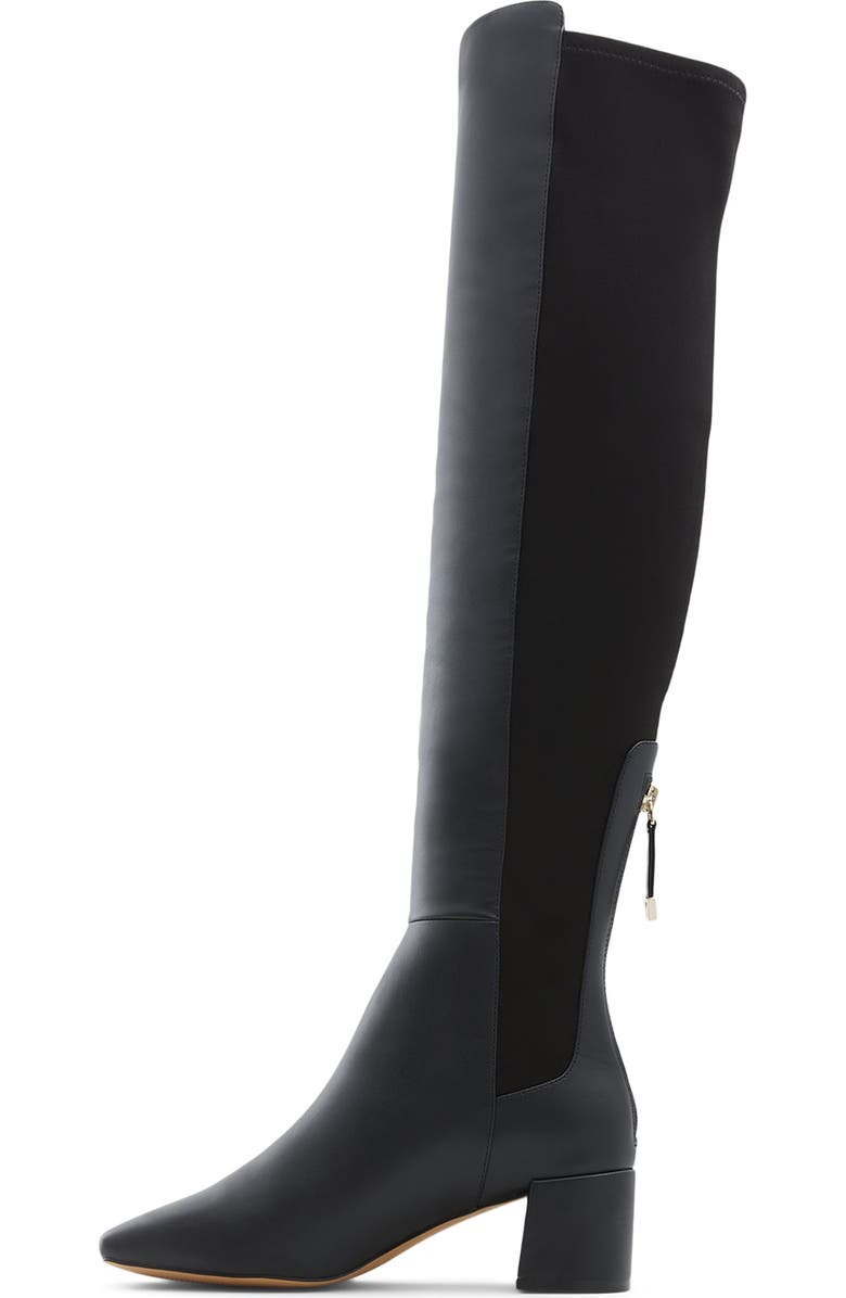 ALDO Pellagia Over the Knee Boot, Alternate, color, Black