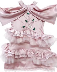Petite Maison Kids Pink Satin Ballerina Dress