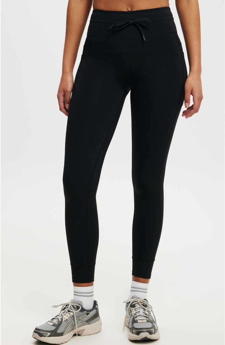 COTTON ON BODY Women's Active Ultimate Run Rib 7/8 Tight, Main, color, 