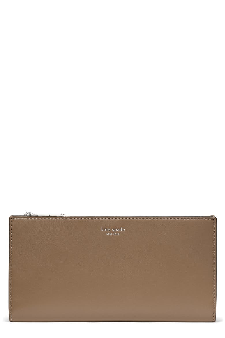 Classic Leather Large Bifold Wallet, Main, color, DRIFTWOOD