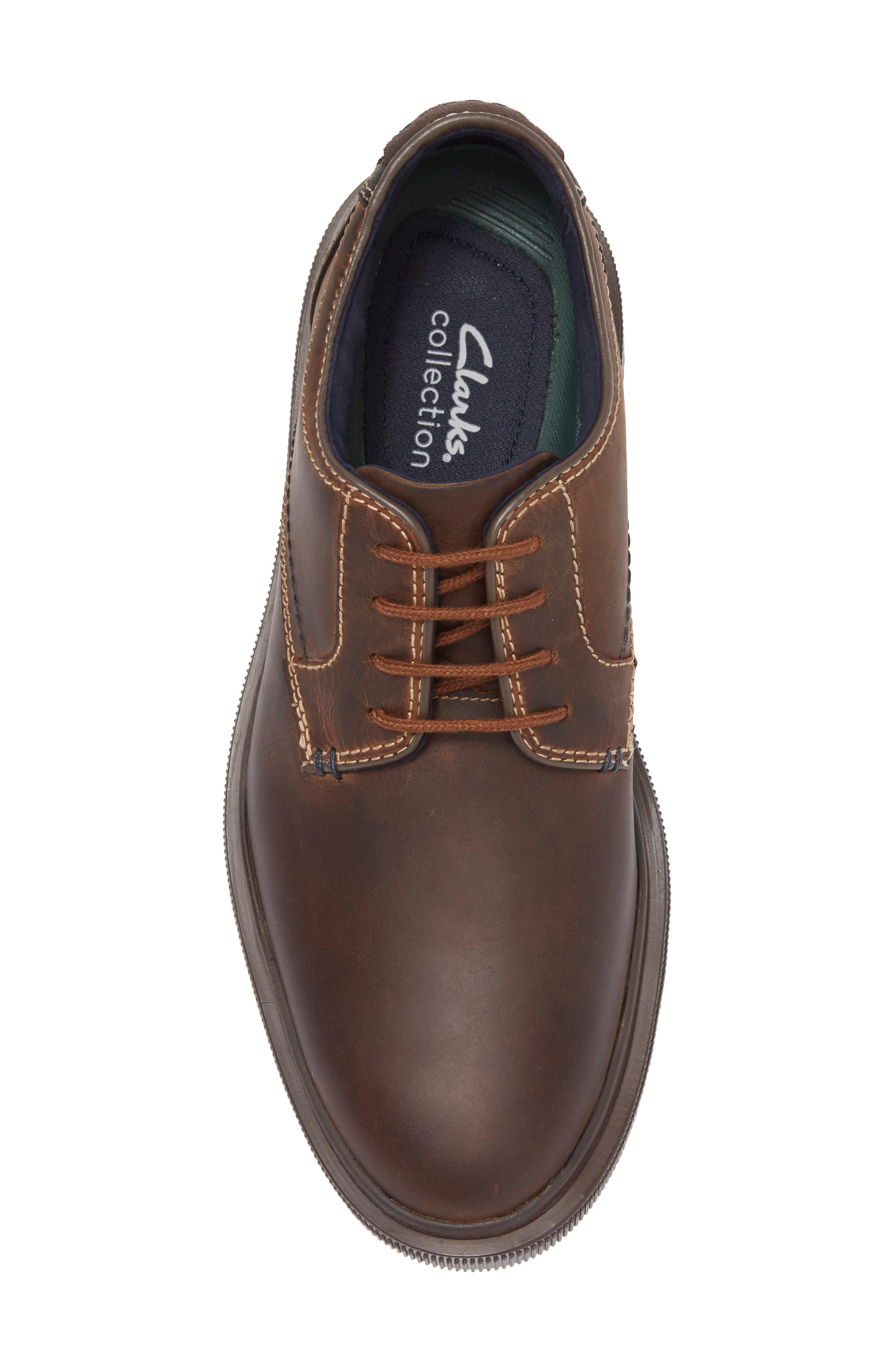 Clarks<sup>®</sup> Burchill Lug Sole Derby, Alternate, color, Beeswax Leather