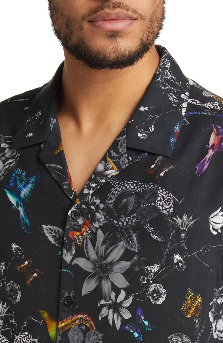 Ksubi Unearthly Resort Camp Shirt, Alternate, color,