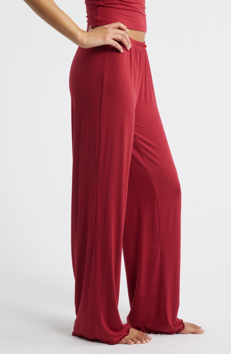 HAPPY CAMP3R Scarlett Olivia Pull-On Pants, Alternate, color, Deep Red