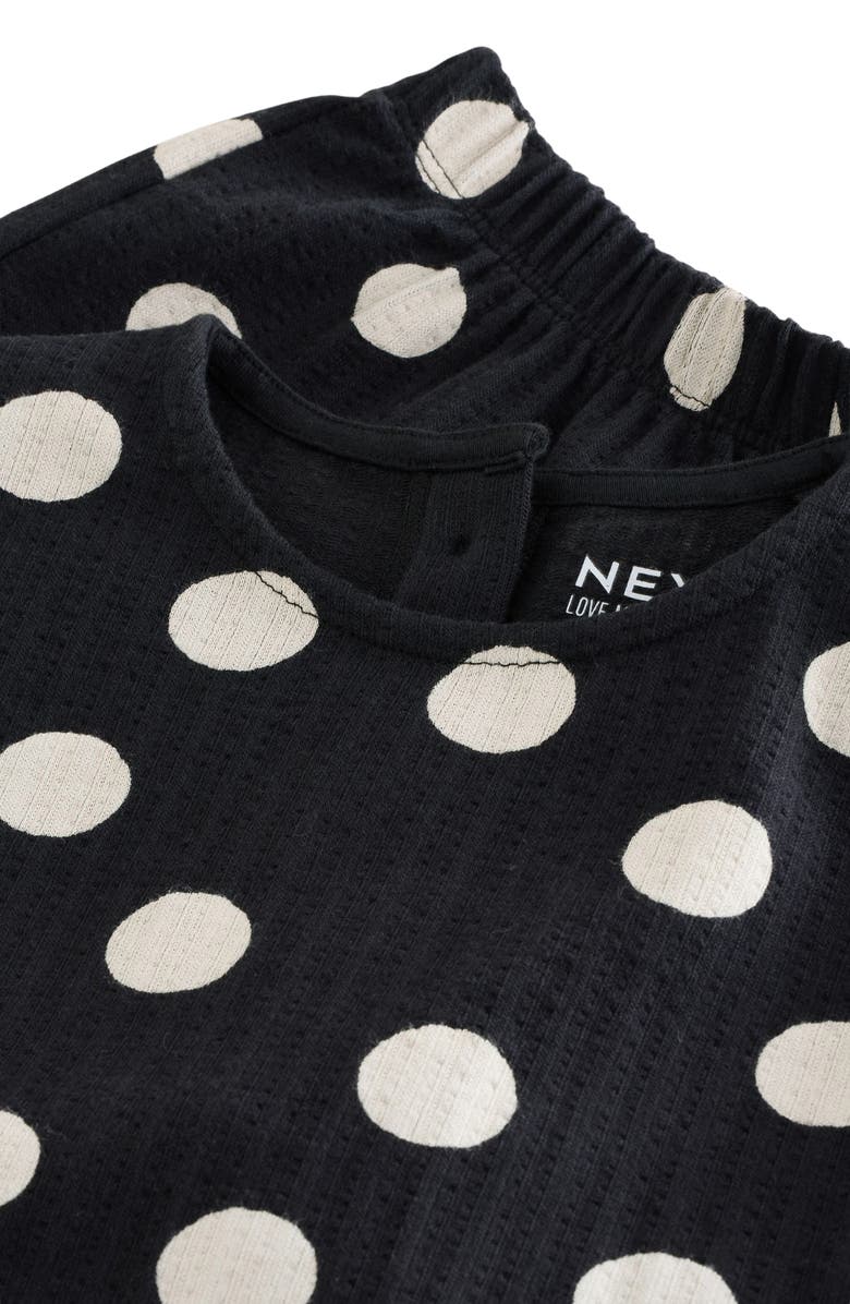 NEXT Kids' Polka Dot Cotton Top & Shorts Set, Alternate, color,