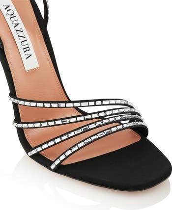 Mistica Crystal Embellished Ankle Strap Sandal