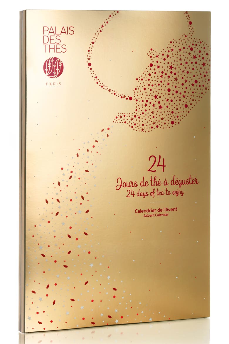 Countdown to Christmas Tea Advent Calendar, Alternate, color, GOLD