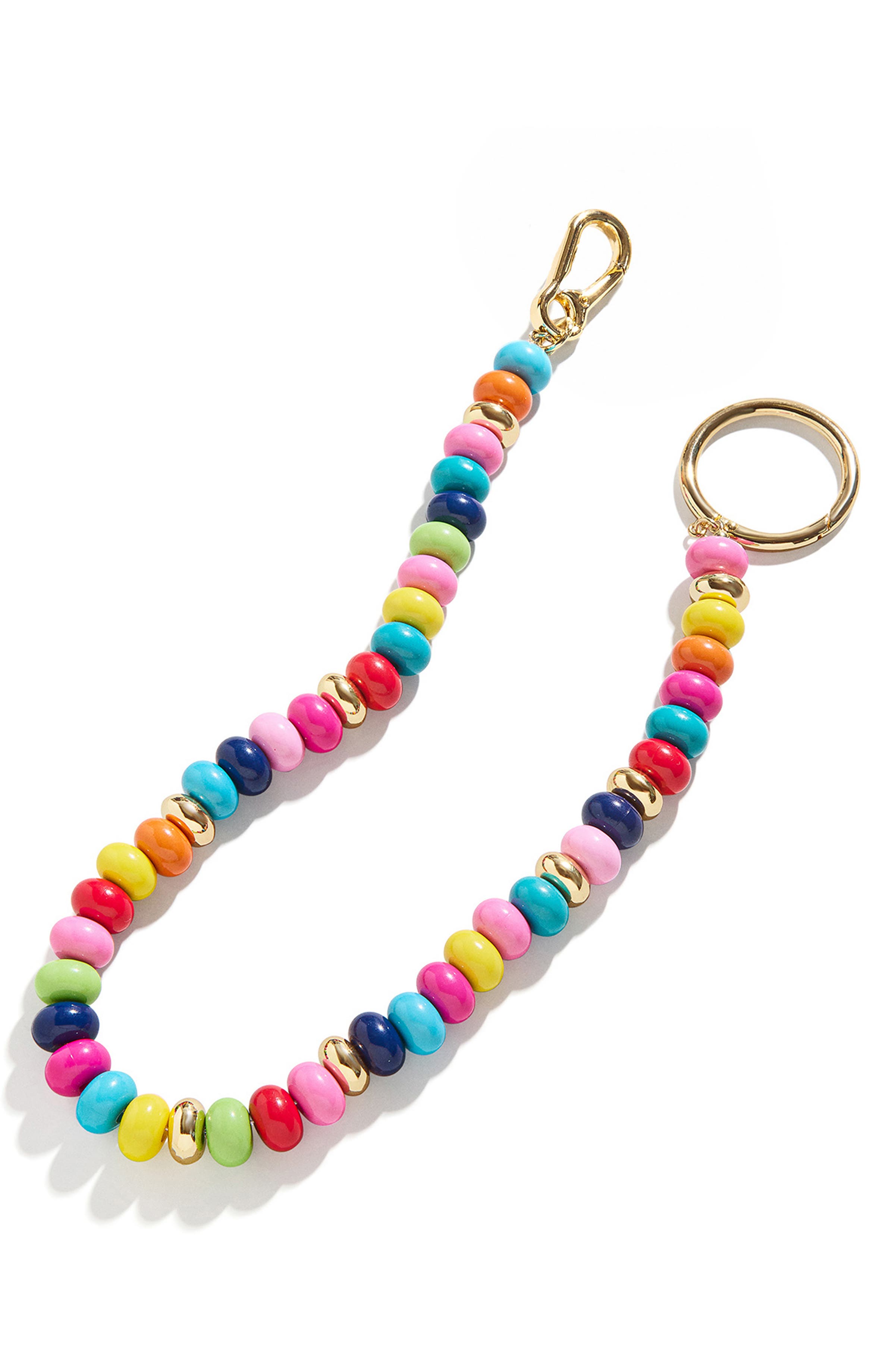 BaubleBar Flying Colors Bag Charm, Alternate, color, Pink Multi