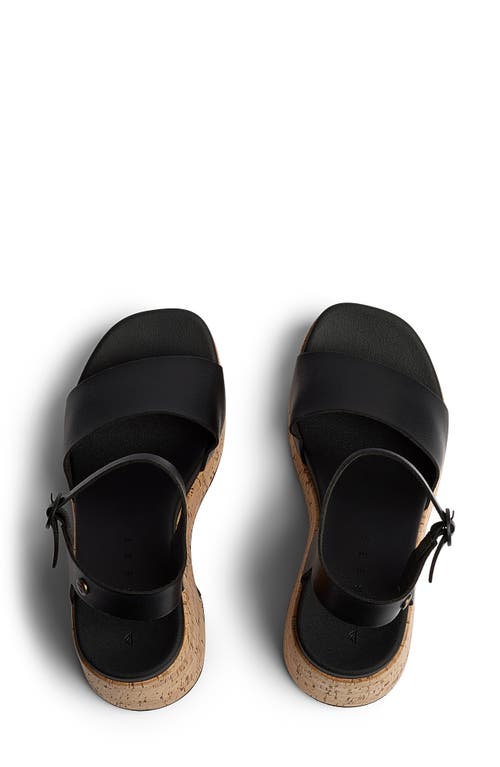 Reef Sunset Sayulita Platform Sandal In Black