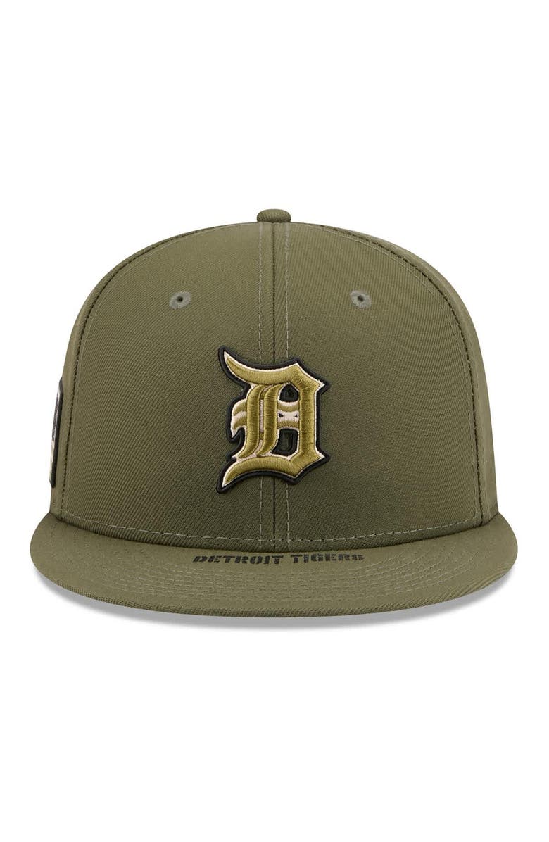 New Era Men's New Era  Olive Detroit Tigers 2026 Armed Forces Day 59FIFTY Fitted Hat, Alternate, color, Olive