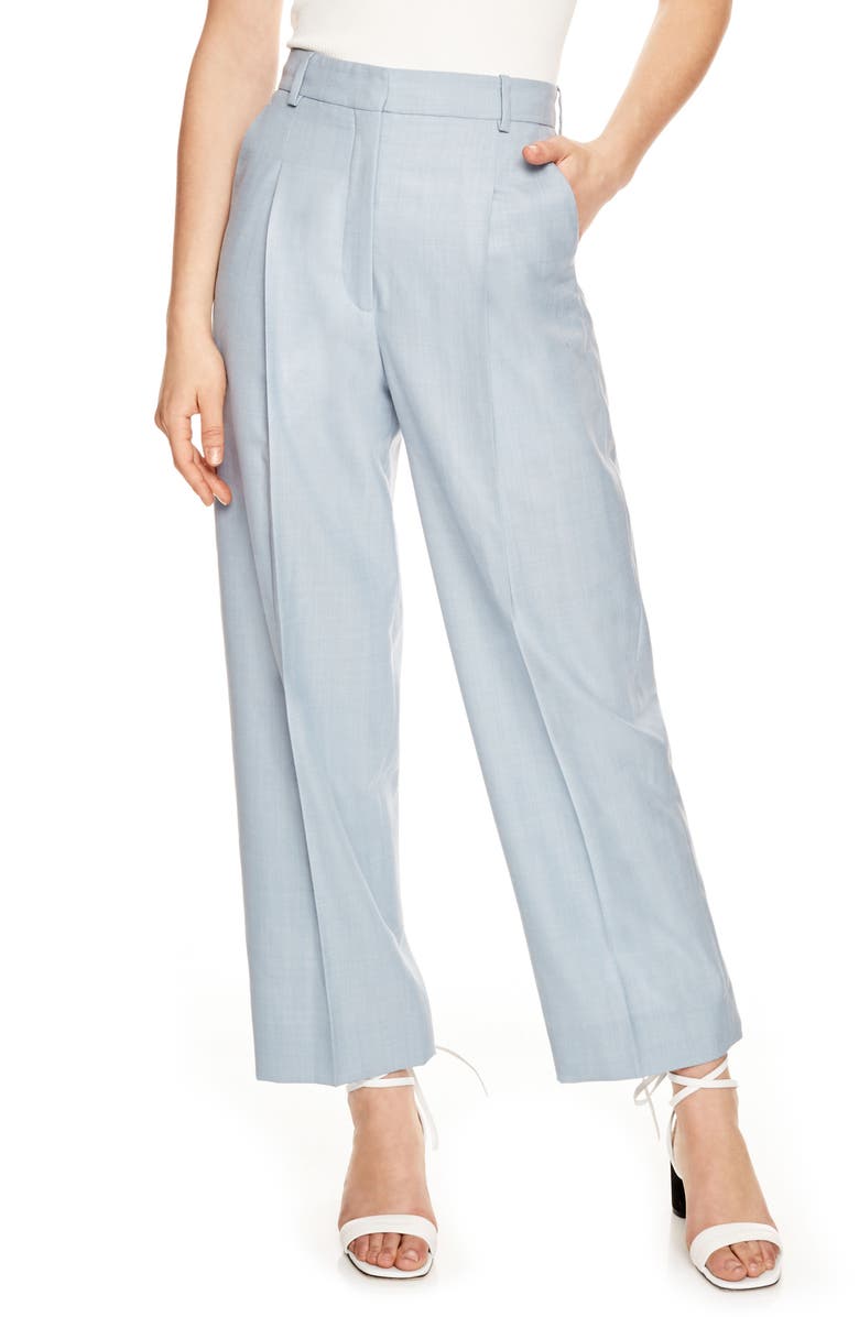SANDRO Wide Leg Trousers, Main, color,