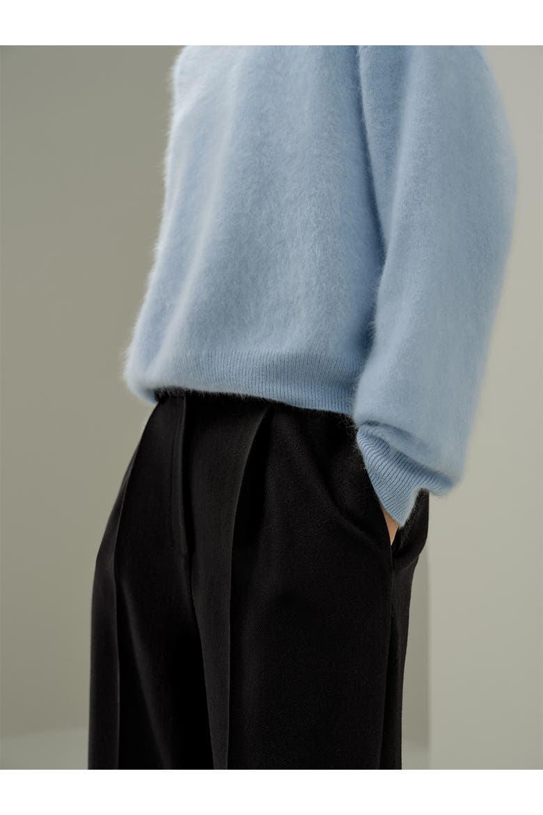 Women's Relaxed Drop-Shoulder Cashmere Sweater, Alternate, color, Illusion Blue