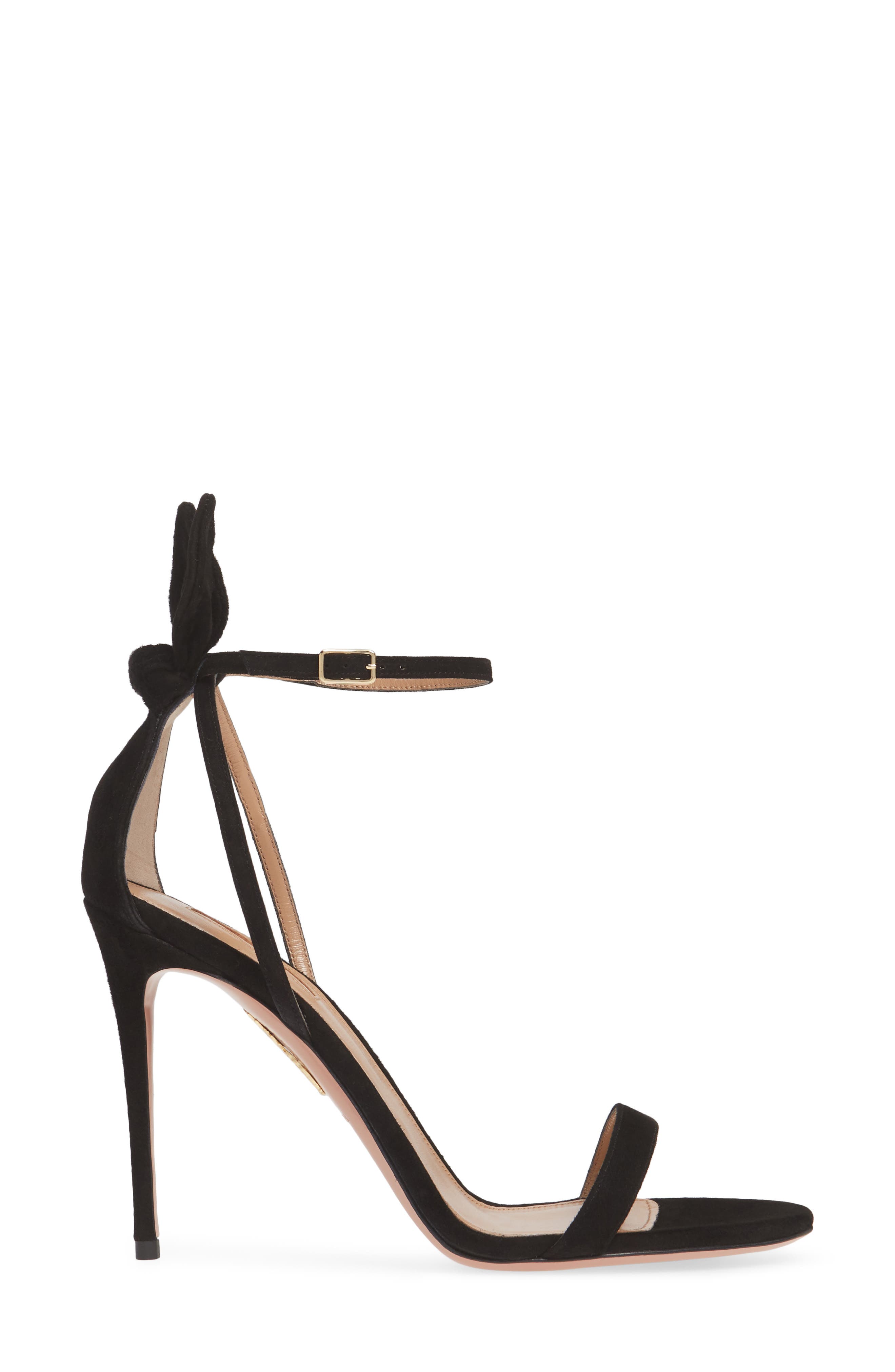 Aquazzura Bow Tie Stiletto Sandal, Alternate, color, 