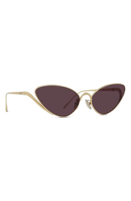 Loewe Signature 58mm Cat Eye Sunglasses In Pink