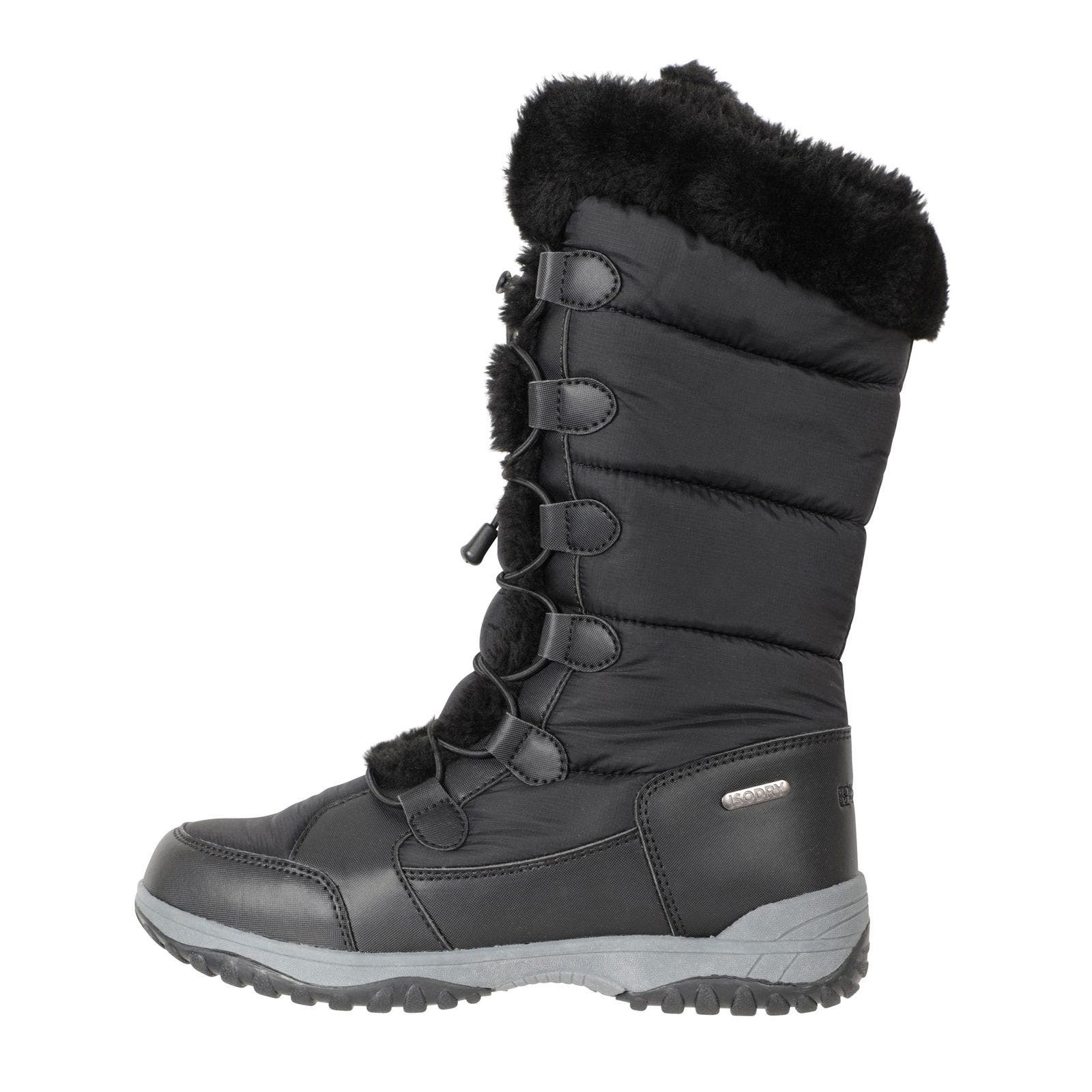 Snowflake Snow Boots, Alternate, color, Black