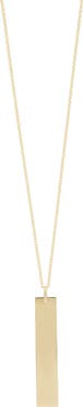 Bony Levy 14K Gold Engravable Pendant Necklace
