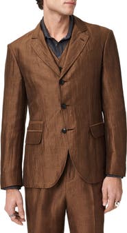 John Varvatos Rind Linen Blend Jacket