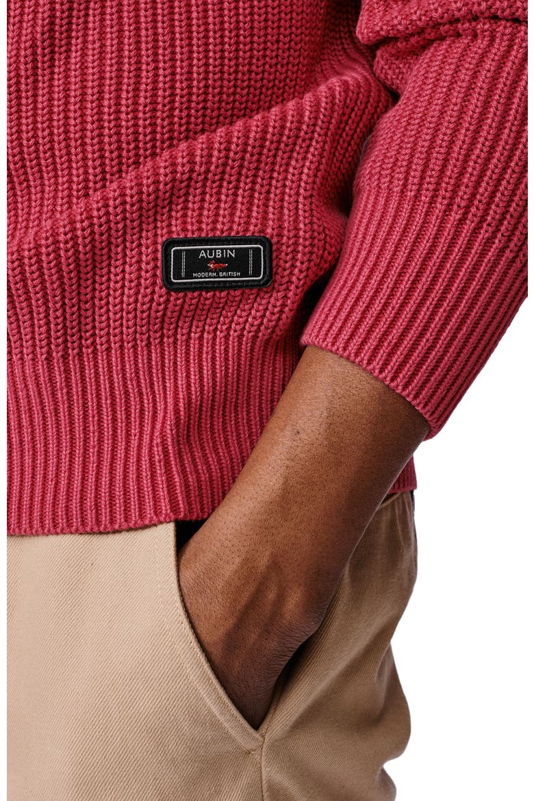 Martin Ribbed Crew Neck Sweater, Alternate, color, Pink