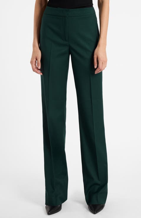 Brenda Wide leg Pant in Soft Stretch Twill