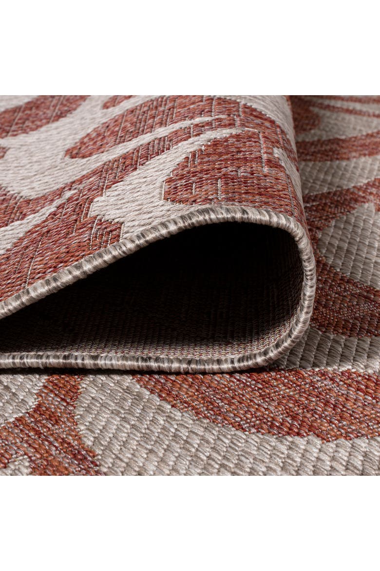 Vine All Over Indoor/Outdoor Area Rug, Alternate, color, Red/Beige