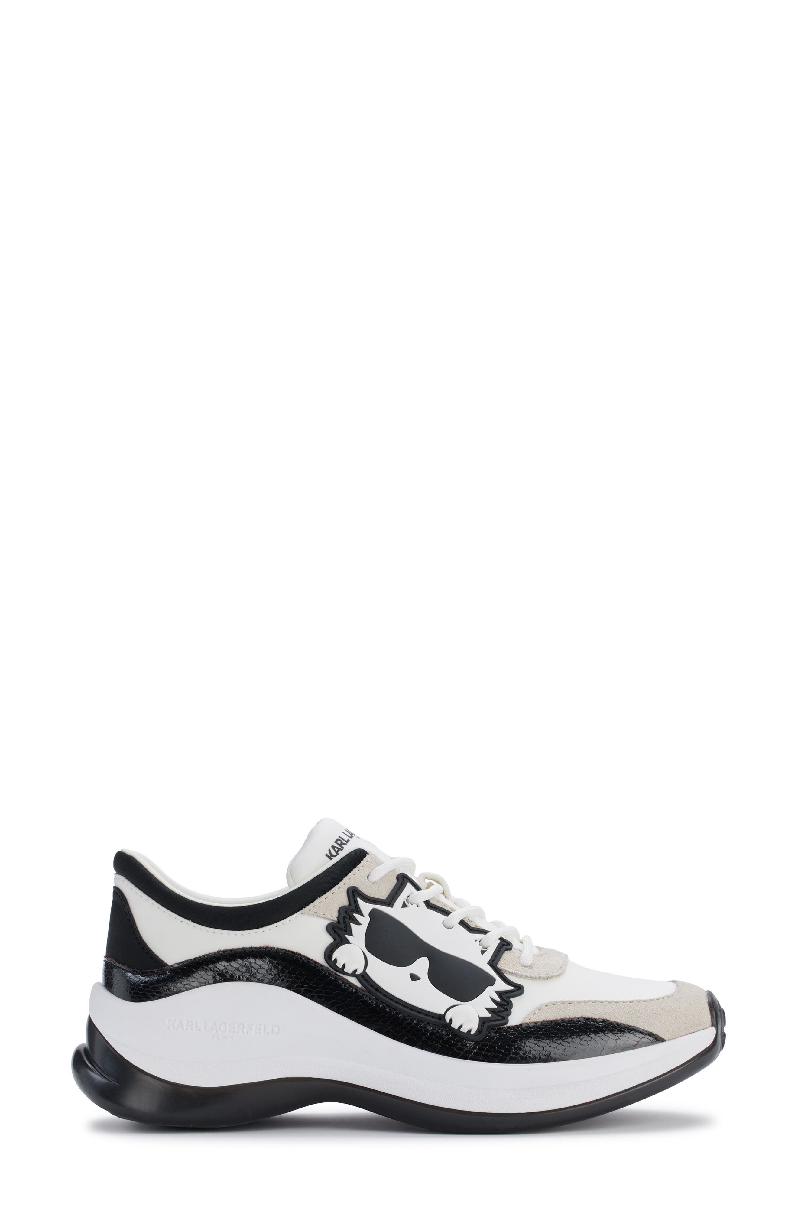 KARL LAGERFELD PARIS Coty Sneaker, Alternate, color, 