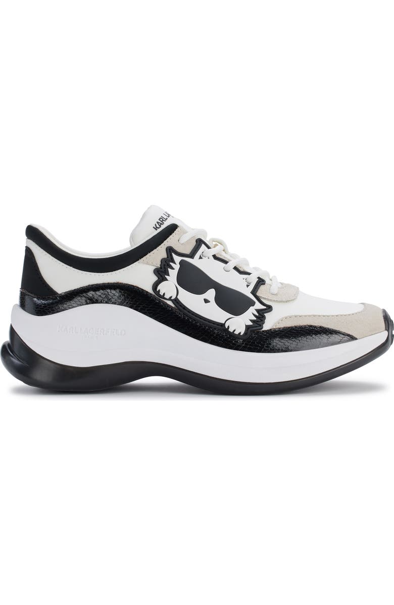 KARL LAGERFELD PARIS Coty Sneaker, Alternate, color,