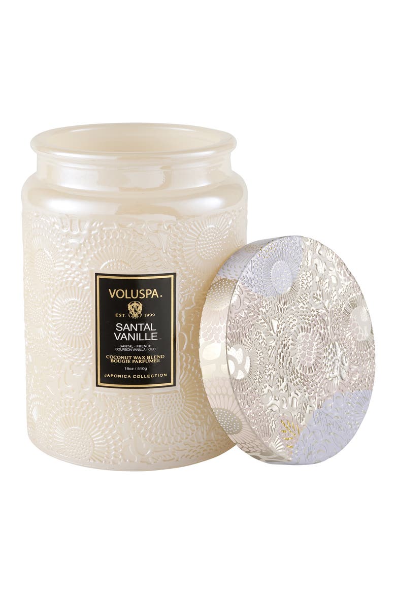 Santal Vanille Large Jar Candle, Alternate, color, SANTAL VANILLE LARGE JAR