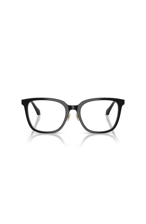 Versace 54mm Square Optical Glasses In Black