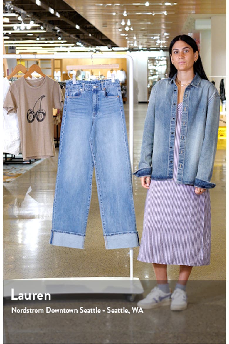 Franklin Rib Cage High Waist Straight Leg Jeans video