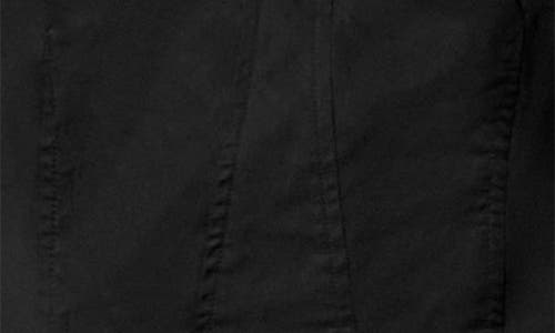 & Other Stories Bow Cotton Halter Minidress In Black