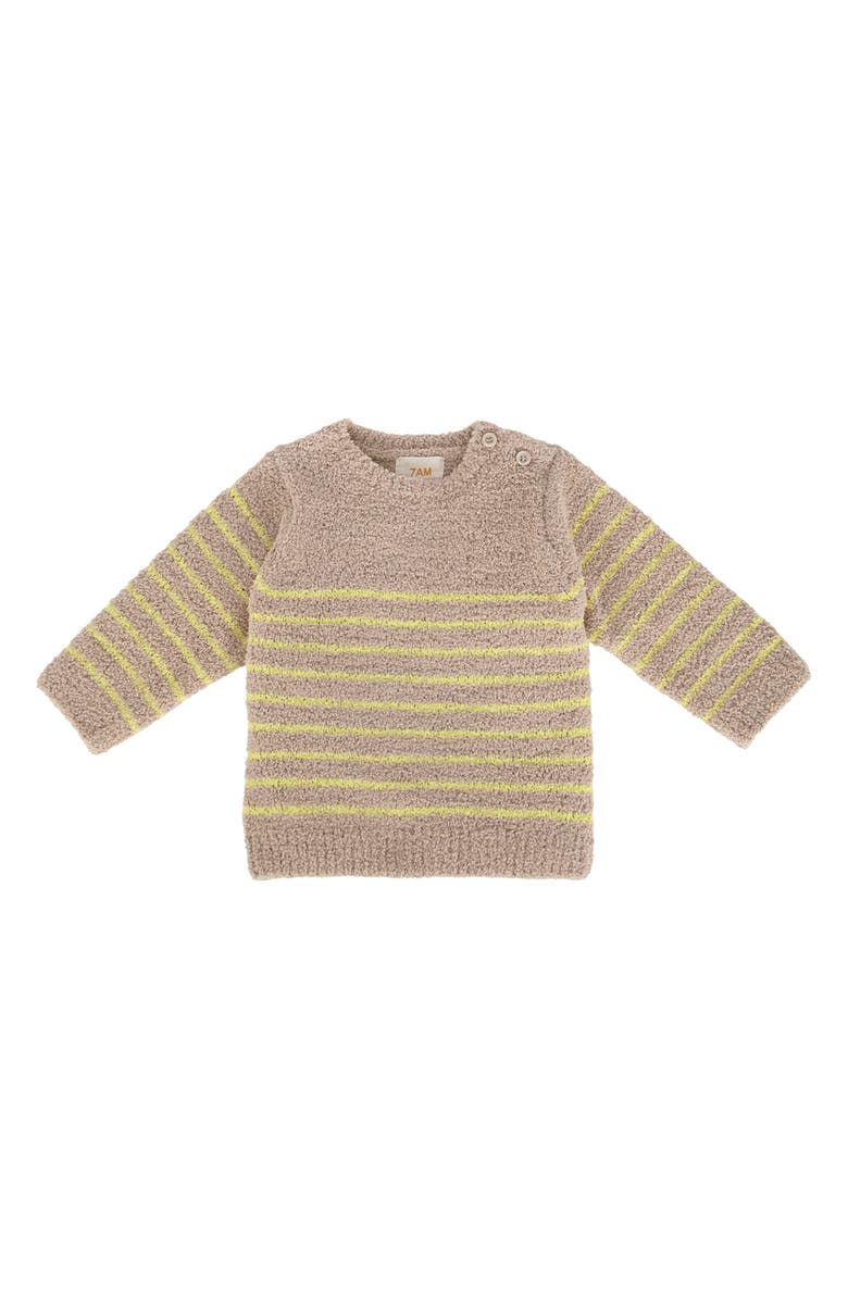 7 A.M. Enfant Long Sleeve Chenille Recycled Polyester Top, Main, color, 