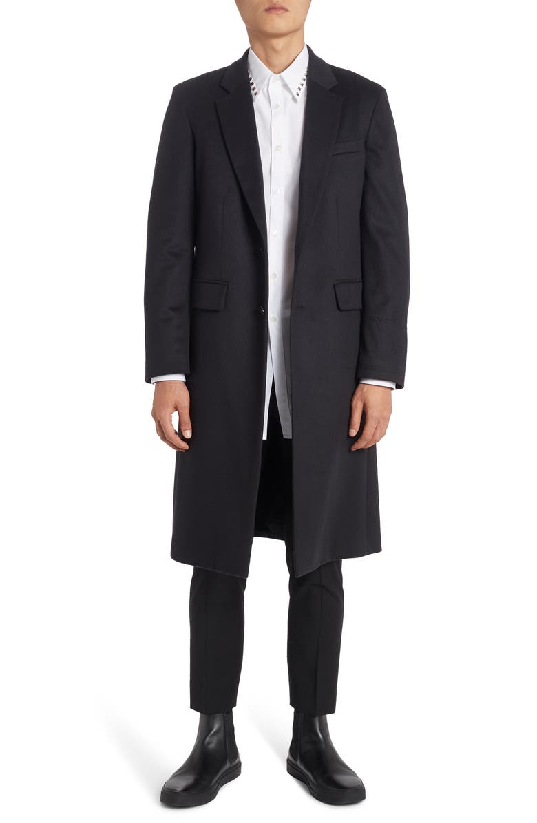 Valentino Stud Collar Cotton Poplin Button-Up Shirt, Alternate, color, 