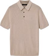 AllSaints Aubrey Ribbed Polo