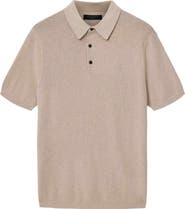 AllSaints Aubrey Ribbed Polo