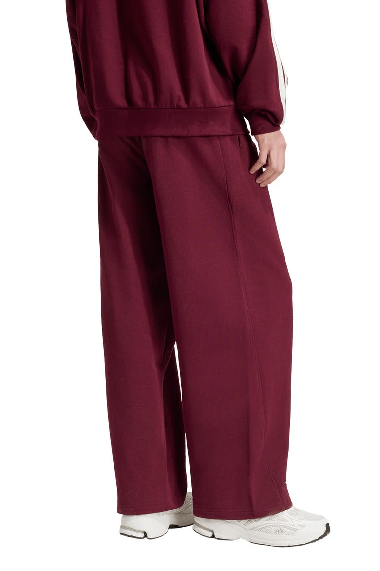Wide Leg Sweatpants, Alternate, color, MAROON