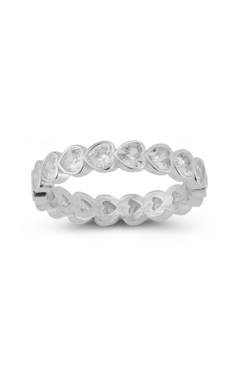 Heart Eternity Ring