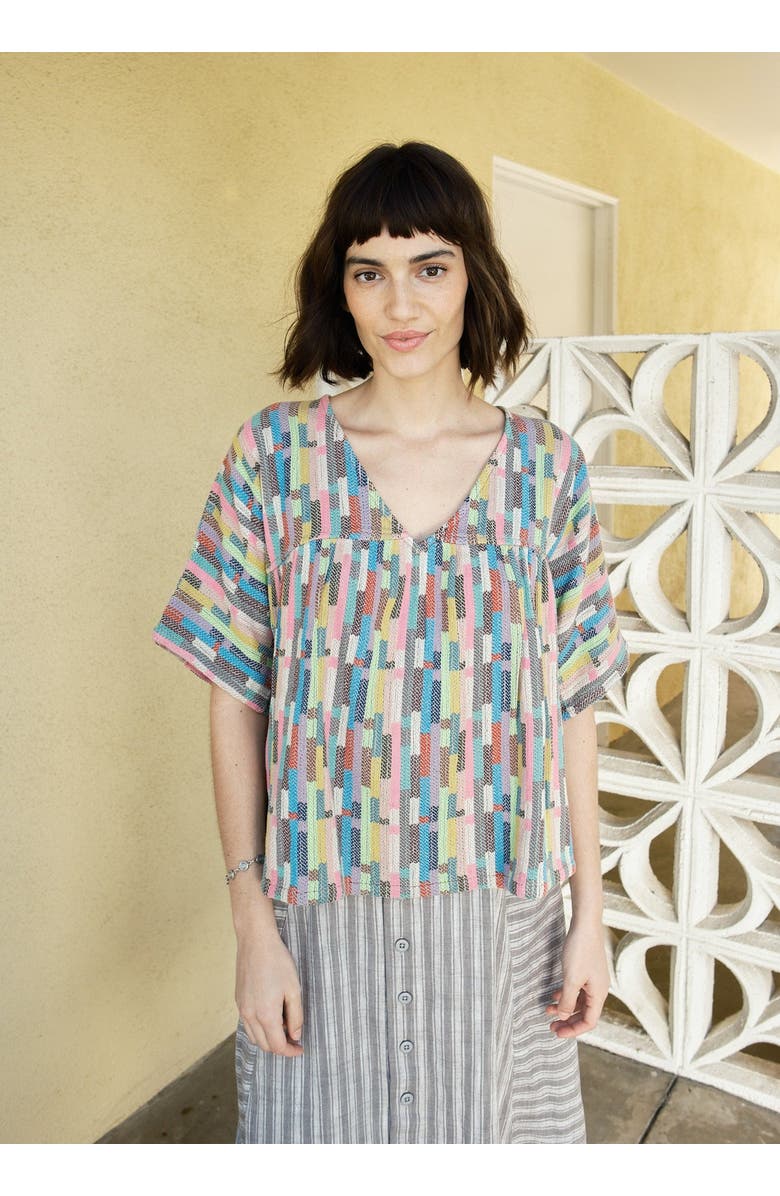 Ace & Jig Maura Reversible V-Neck Top, Alternate, color, Trivia