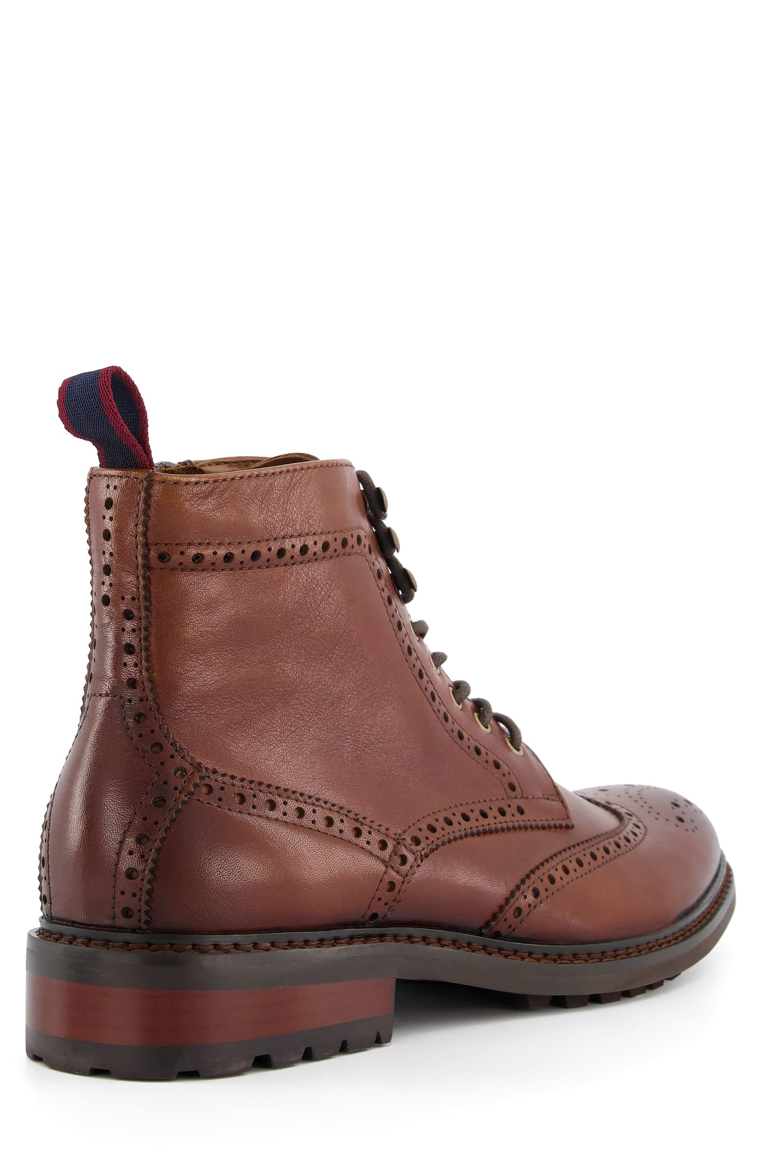 Dune London Colonel Brogue Boot, Alternate, color, 